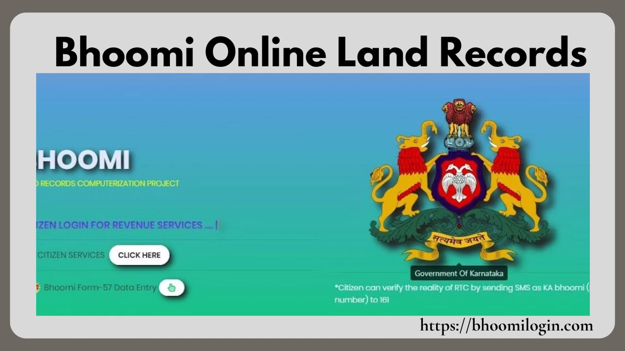 Bhoomi Online Land Records