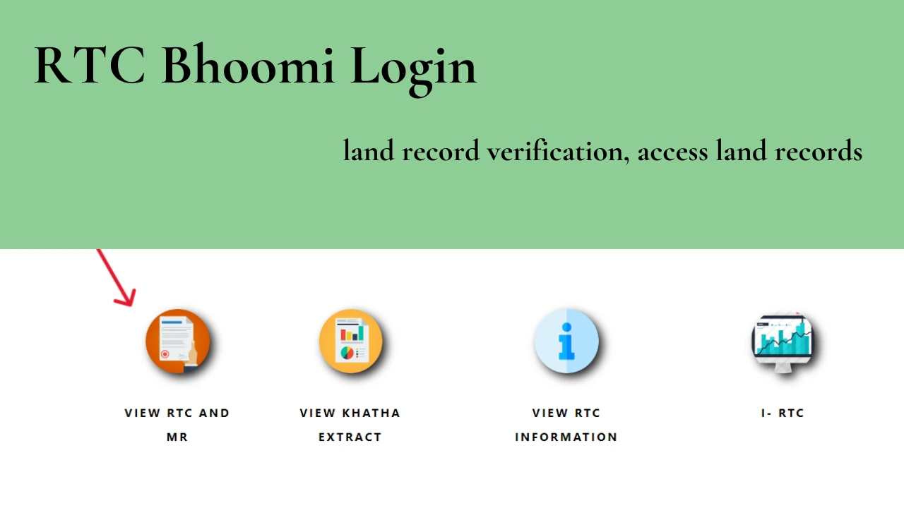 RTC Bhoomi Login