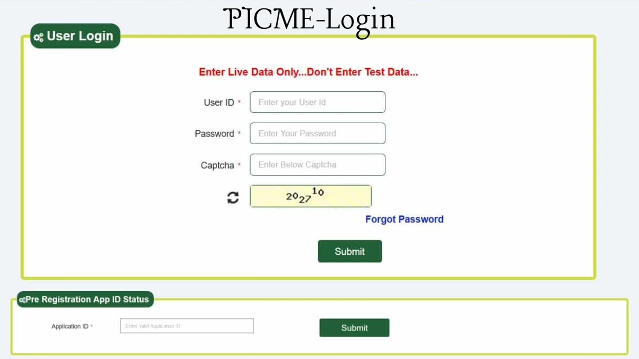 PICME-Login